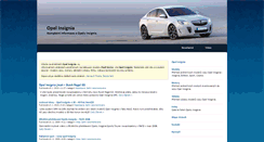Desktop Screenshot of opelinsignia.cz
